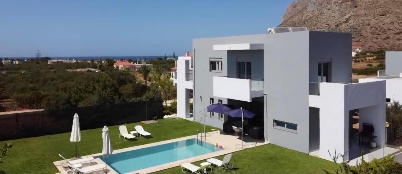Helios A Modern Large Villa With Private Pool Set In A Quiet Location Stavrós Exteriér fotografie